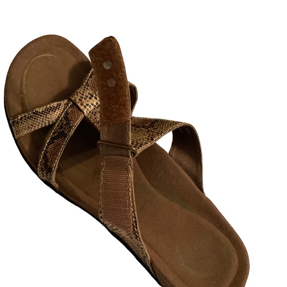 ABEO Women’s Leucadia Snake Print Slide Sandals. Sz 9 - Picture 3 of 7